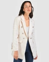 BELLE & BLOOM PRINCESS POLINA TWEED BLAZER - CREAM