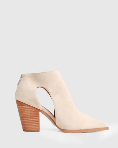 Belle & Bloom Midnight Special Suede Ankle Boot - Sand In Brown
