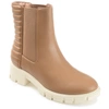 Journee Collection Collection Women's Tru Comfort Foam Tatiana Bootie In Brown
