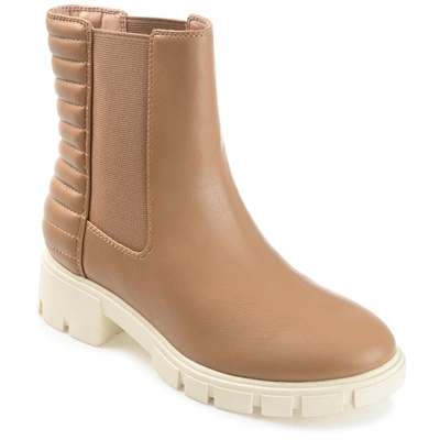 Journee Collection Collection Women's Tru Comfort Foam Tatiana Bootie In Brown