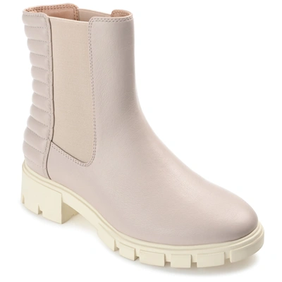 Journee Collection Collection Women's Tru Comfort Foam Tatiana Bootie In Beige