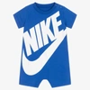 NIKE BABY BOYS BLUE JERSEY LOGO SHORTIE