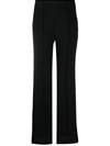 Chloé Low-waisted Tailored Trousers In Black