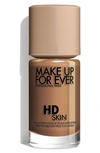 MAKE UP FOR EVER HD SKIN WATERPROOF NATURAL MATTE FOUNDATION, 1.01 OZ