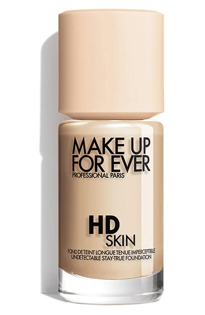 MAKE UP FOR EVER HD SKIN WATERPROOF NATURAL MATTE FOUNDATION, 1.01 OZ