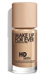 MAKE UP FOR EVER HD SKIN WATERPROOF NATURAL MATTE FOUNDATION, 1.01 OZ