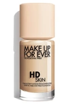 MAKE UP FOR EVER HD SKIN WATERPROOF NATURAL MATTE FOUNDATION, 1.01 OZ