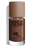 MAKE UP FOR EVER HD SKIN WATERPROOF NATURAL MATTE FOUNDATION, 1.01 OZ