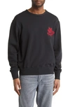 Rag & Bone Lunar New Year Embroidered Sweatshirt In Black