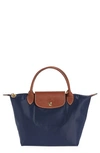 Longchamp Small Le Pliage Top Handle Bag In Marine