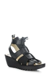 FLY LONDON YACA PLATFORM WEDGE SANDAL