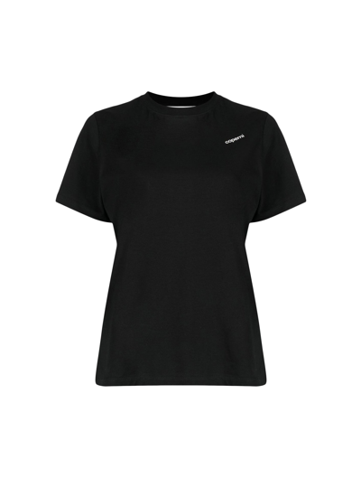 Coperni Logo-print Short-sleeve T-shirt In Black