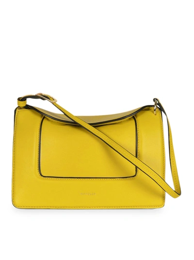 Wandler Penelope Micro Calf Leather Shoulder Bag In Yellow & Orange