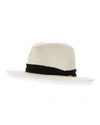 Rag & Bone Rag And Bone White Straw Panama Hat In White