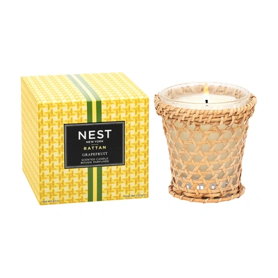 Nest Rattan Grapefruit Candle In 8.1 oz (classic)