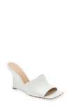 BOTTEGA VENETA STRETCH SLIDE WEDGE SANDAL