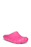 Valentino Roman Stud Turtle Rubber Mules In Uwt-pink Pp