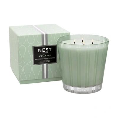 Nest Wild Mint And Eucalyptus Candle In 43.7 oz (4-wick)