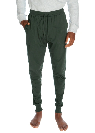 Unsimply Stitched Light Weight Soft Lounge Cuffed Jogger In Green