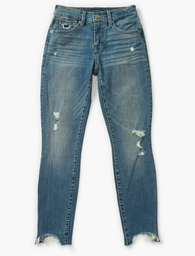 Lucky Brand Womens Mid Rise Ava Skinny In Blue