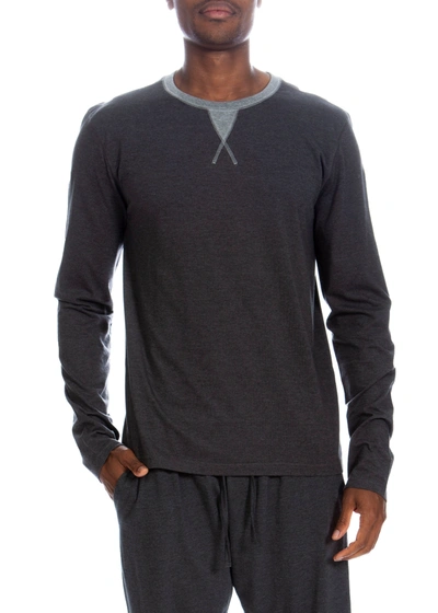 Unsimply Stitched Long Sleeve T-shirt & Lounge Jogger Set In Nocolor
