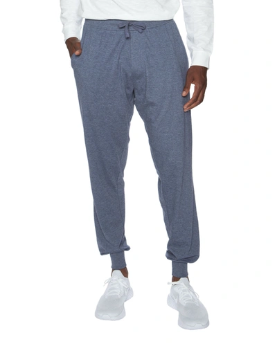 Unsimply Stitched Super Light Weight Cuffed Lounge Pant In Blue