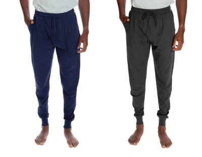 Unsimply Stitched Light Weight Soft Lounge Jogger 2 Pack In Multi