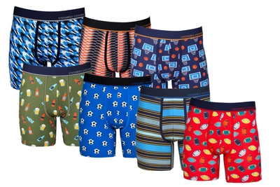 Unsimply Stitched Boxer Brief 7 Pack In Multi