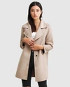 Belle & Bloom Ex-boyfriend  Wool Blend Oversized Jacket - Sand In Beige