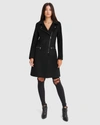 Belle & Bloom Last Chance Wool Blend Coat In Black