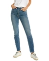 Re/done 90s Western Blue Ultra High-rise Skinny Jean In Blue