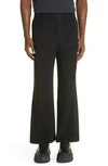 Issey Miyake Black Pleats Bottoms 2 Trousers In 15-black