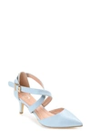Journee Collection Journee Riva Crossover Pump In Blue