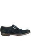 CHURCH'S distressed brogue detail monk shoes,EOG0019PX11947399