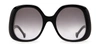 Gucci Gg1235s 001 Butterfly Sunglasses In Grey
