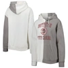 GAMEDAY COUTURE GAMEDAY COUTURE GRAY/WHITE SOUTH CAROLINA GAMECOCKS SPLIT PULLOVER HOODIE