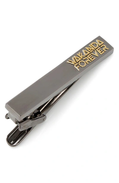 Cufflinks, Inc Men's Marvel Wakanda Forever Tie Clip In Black