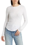 Free People Be My Baby Long Sleeve Knit Top In Ivory