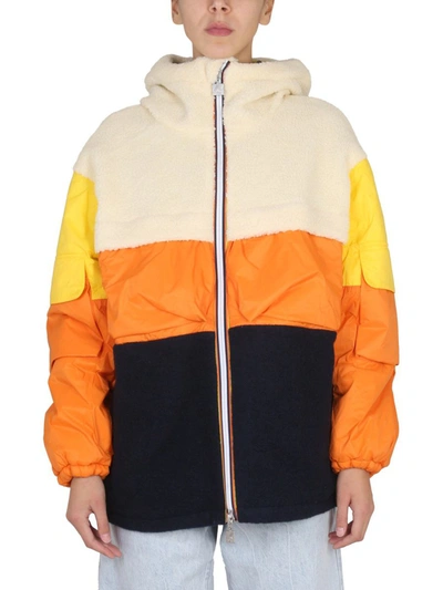 K-way Claumix Sherpa Nylon Blanket In Multicolor