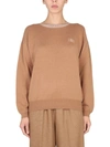 Ballantyne Embroidered Logo Knitwear Shirt In Beige