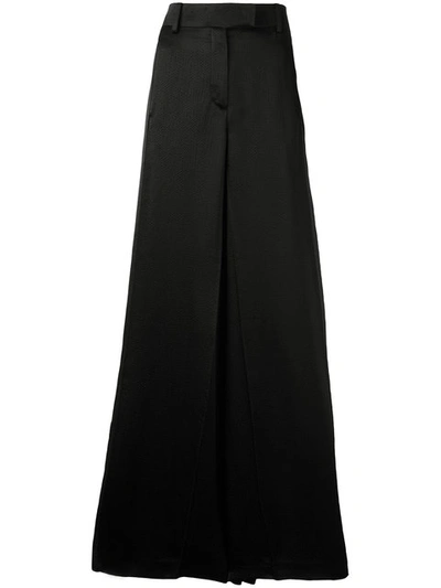 Valentino Flared Trousers In Black