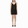 Prada Re-nylon Minidress Clothing In Black