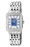 GV2 PADOVA DIAMOND BRACELET WATCH, 27MM X 30MM