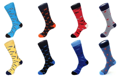 Unsimply Stitched 8 Pair Combo Pack Socks In Multi