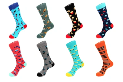 Unsimply Stitched 8 Pair Combo Pack Socks In Multi