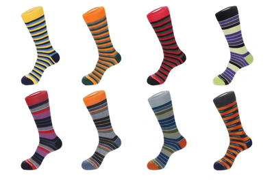 Unsimply Stitched 8 Pair Combo Pack Socks In Multi