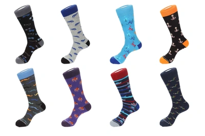 Unsimply Stitched 8 Pair Combo Pack Socks In Multi