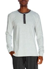Unsimply Stitched Lounge Henley In Grey