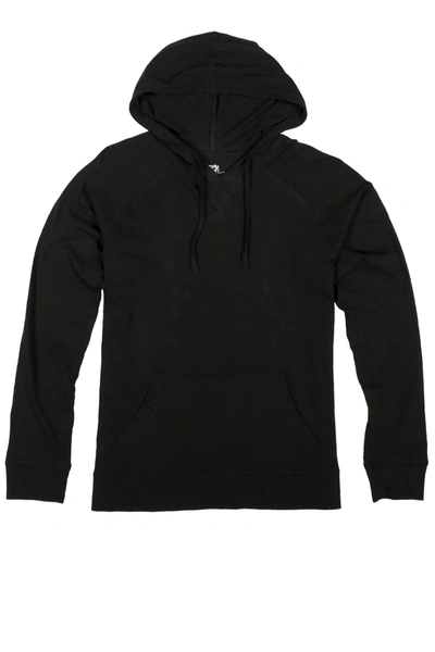 Unsimply Stitched Lounge Pull-over Hoody In Black
