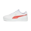 Shop Puma Junior Girls' Carina 2.0 Glitzy Sneakers Big In White